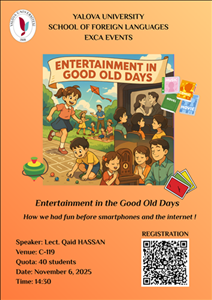 YALOVA UNIVERSITY SCHOOL OF FOREIGN LANGUAGES EXCA EVENTS-4